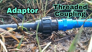 Fix Leak From Black Hose To Blue Pvc Pipe