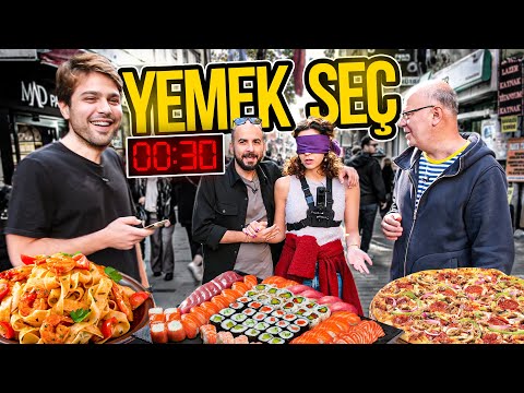 Sokakta Gözü Kapalı Yemek Seç! | 30 Saniyen Var