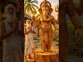 “30 सेकंड में लकड़ी की मूर्ति भगवान गणेश बन गई 😲 | Old Man Bamboo Art”#shorts #woodscraft