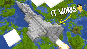 Finally Making a Working Jet Plane with Create Mod!
