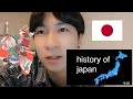 Japanese reacts to History of Japan / Bill Wurtz