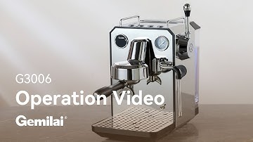 Owl G3006 Espresso Machine｜Unboxing & Setup｜Gemilai