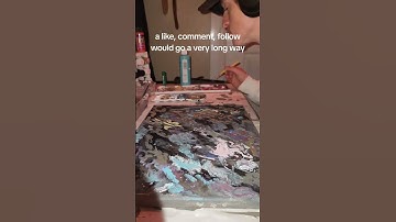 Abstract Acrylic Painting timelapse #arttimelapse #abstract #newartist #surreal #art #progress