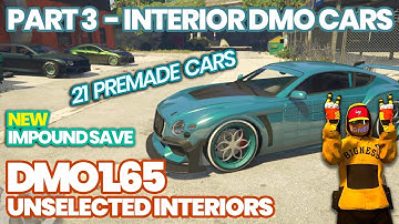 DMO Lite 1.65 Unselected Interior Colors 😎🤘Part 3 New Impound File 💯Save Wizard Save Editor PS4 PC