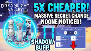 Ancient Machines Are 5x Cheaper! HUGE Timebending Shadow Buff in Disney Dreamlight Valley.