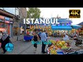 ⁴ᴷ⁵⁰ ISTANBUL WALK 🇹🇷 Üsküdar's Bazaar, Markets and Restaurants.