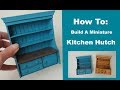 How To Build A Miniature Hutch With No Wood