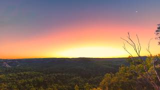 Sunset and Moonset at Isla Gorge Timelapse