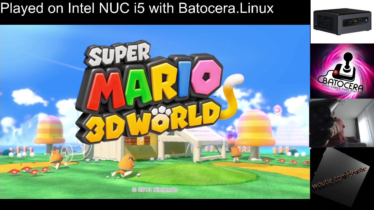 Super Mario 3D World Castle 2 Wii U Batocera.Linux 5 29 BETA (1