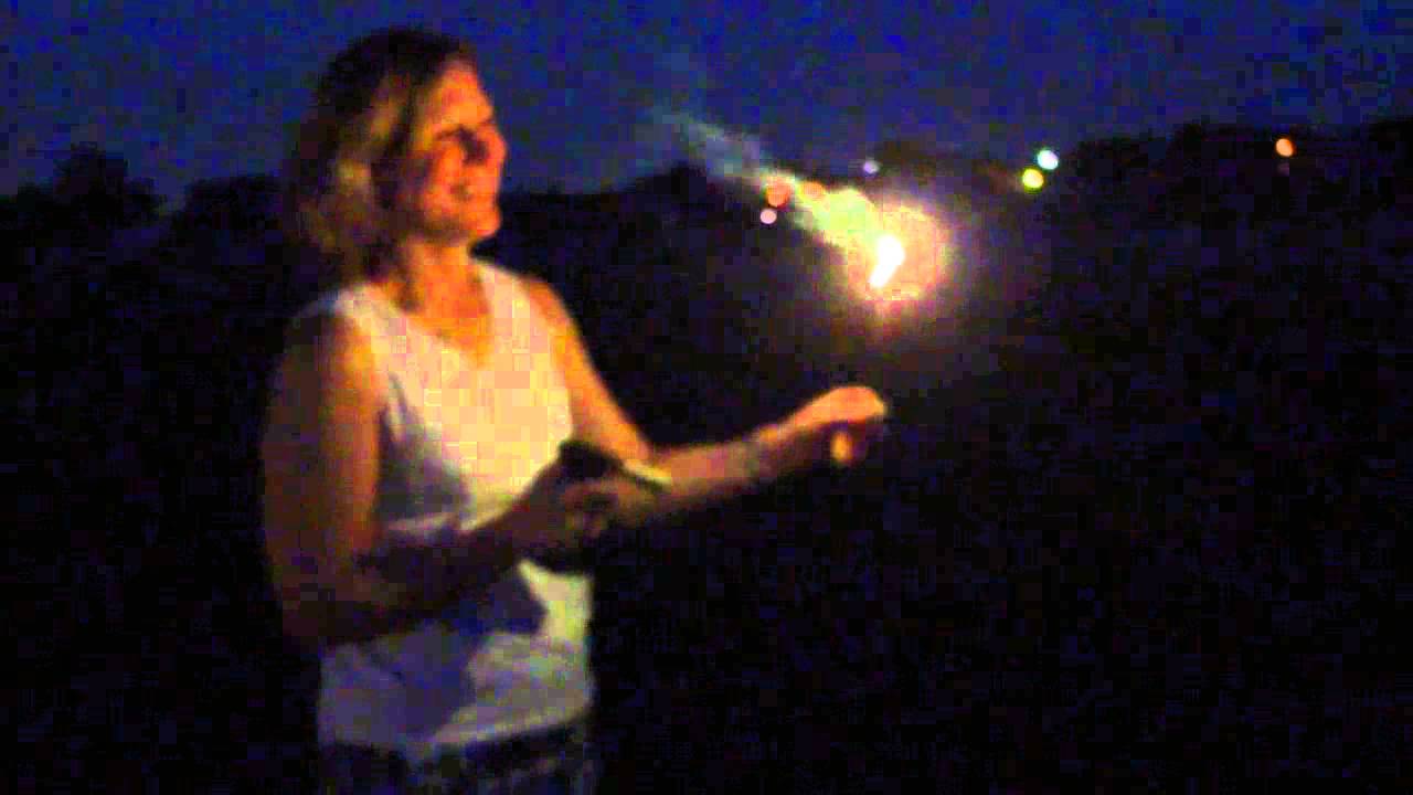 Lighting sparkler with butane torch YouTube