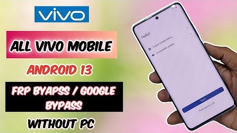 All Vivo Android 13 FRP Bypass | Latest Security 2023  #vivo #frpbypass #5g