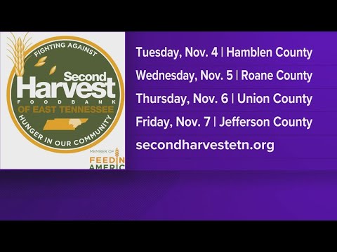 Second Harvest Food Bank hosting mobile pantries across East Tennessee