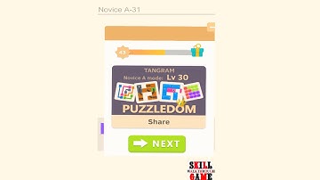 Puzzledom - Tangram - Novice A Level 1 - 50 - Walkthrough