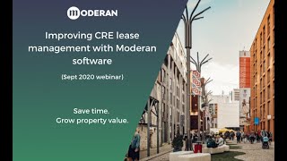Improving CRE lease management with Moderan software (webinar)
