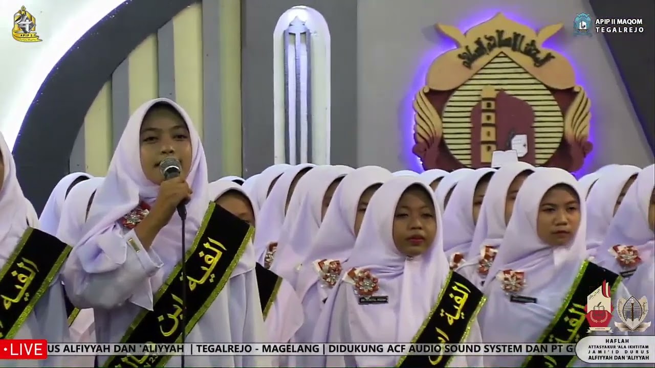 HAFLAH  ATTASYAKUR ‘ALA IKHTITAM JAMI’ID DURUSALFIYYAH DAN 'ALIYYAH    APIP II MAQOM TEGALREJO 2024