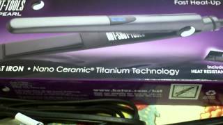 Hot Shot Tools Black Peral Sallys Beauty Supply Flat Iron Review