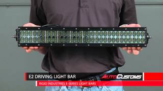 6 Rigid Industries E Series 20' Inch Light Bars Light Comparison at AutoCustoms.com