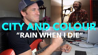 Video thumbnail of "Guitar Teacher REACTS: City and Colour "Rain When I Die" | Alice In Chains Cover"