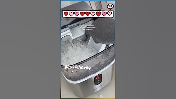 Perfect ice maker asmr unboxing & review #nuggetice #softice