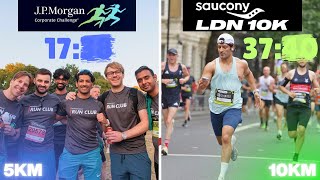 How I Set 5K & 10K PBs in the Same Week! JP Morgan Corporate Challenge | Saucony 10K