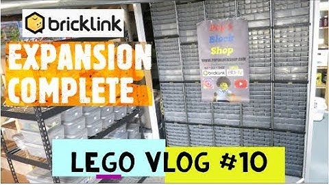 Lego Vlog #10 Bricklink Store Expansion Pulling Orders in the Dark Brickworld Michigan Prep