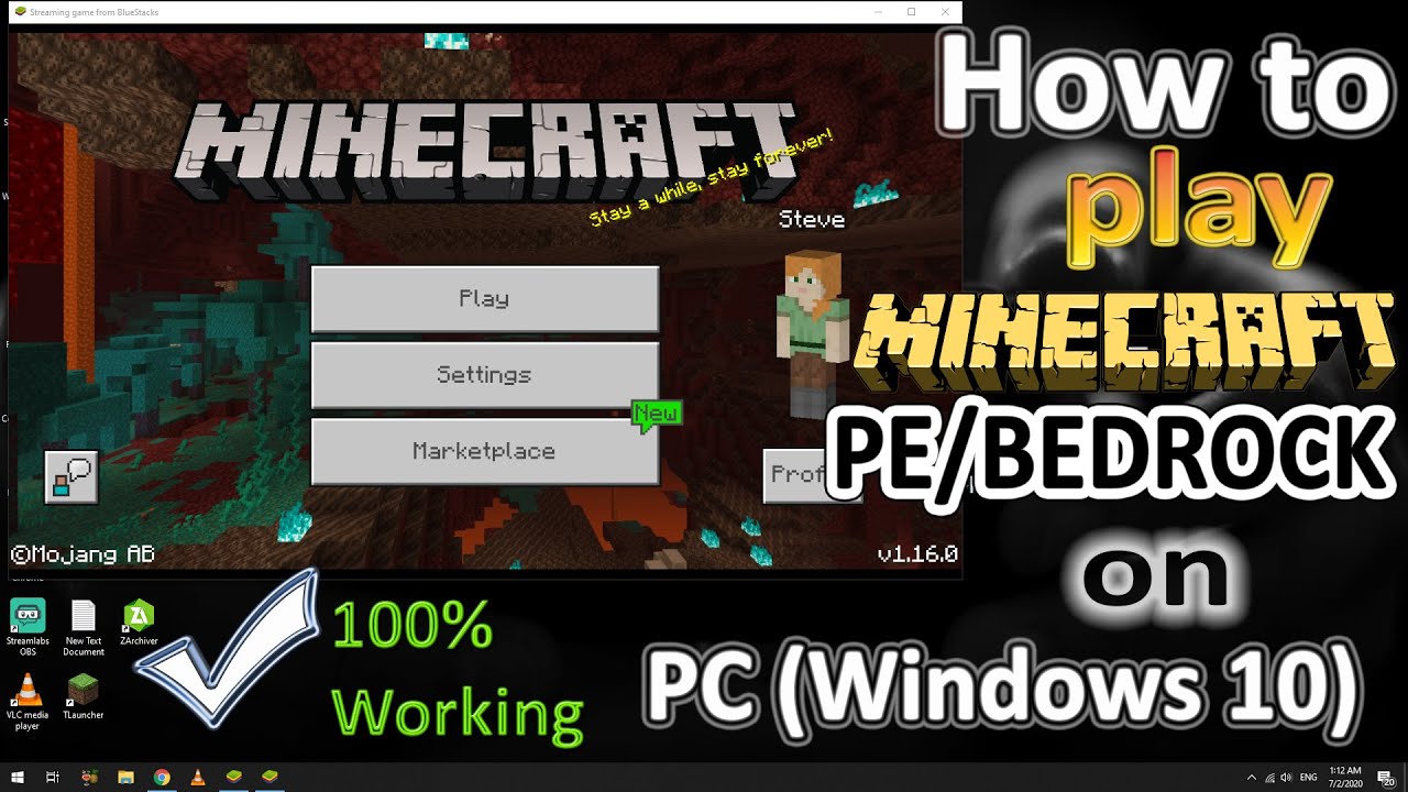 How To Play Minecraft Pocket Edition On A PC 