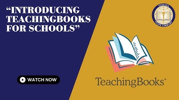 Introducing TeachingBooks for Schools 10.23.25