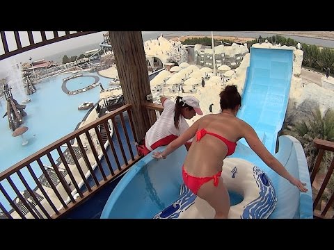 Boomerango Water Slide at Iceland Water Park