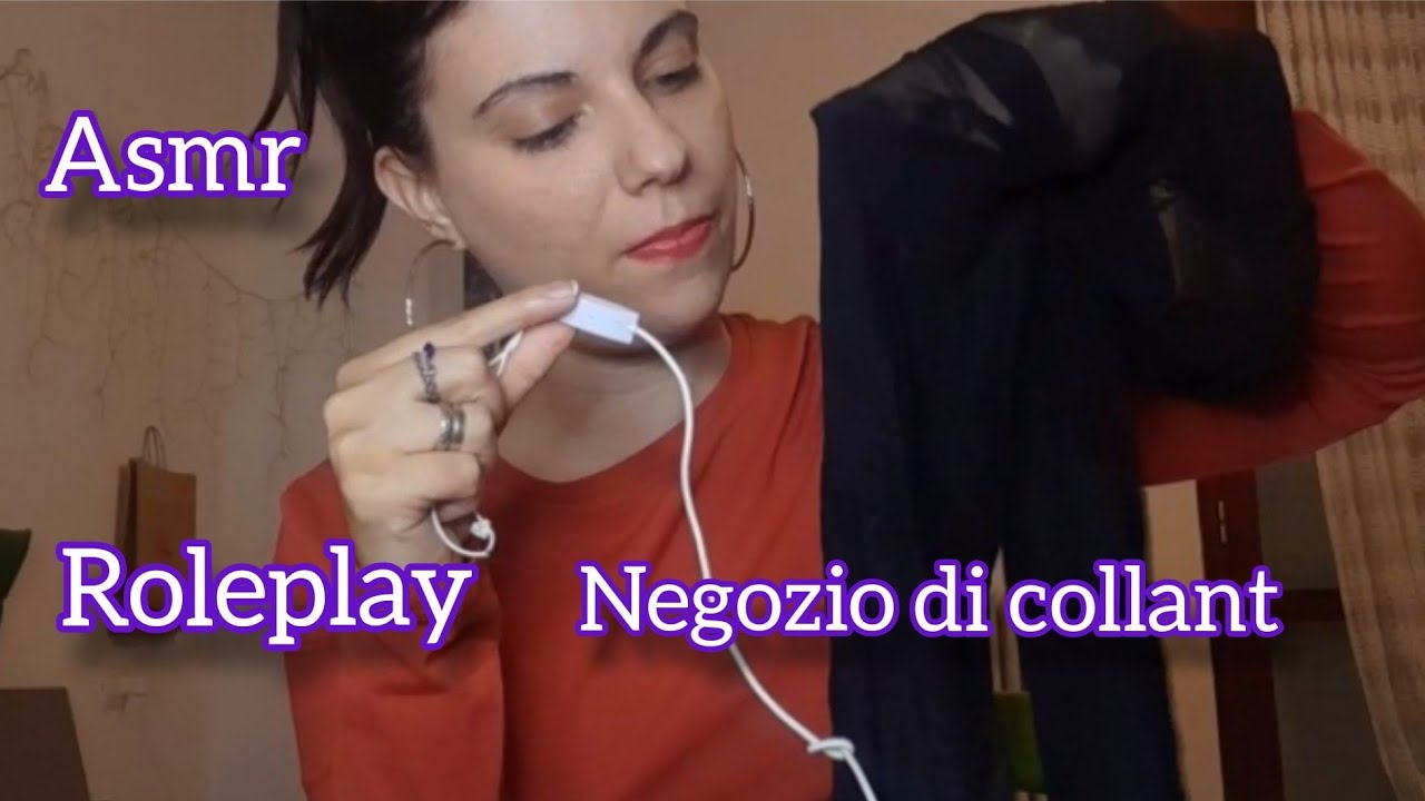 ASMR•ITA (ROLEPLAY) negozio di collant~socks shop 🛍#asmr#asmrita#roleplay