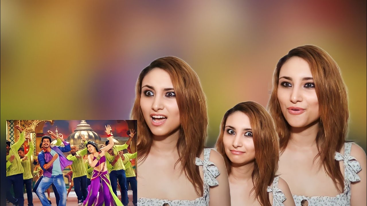 Chillax Reaction| Vellaydhum| Thalapathy Vijay and Hansika Motwani |🇮🇳🇩🇿