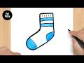 #990 How to Draw a Sock - Easy Drawing Tutorial