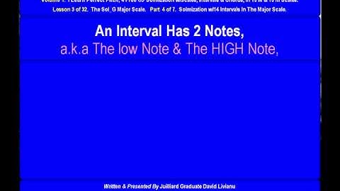Part 4a. LESSON 3 of 32, The Sol_G Major Scale. THEORY