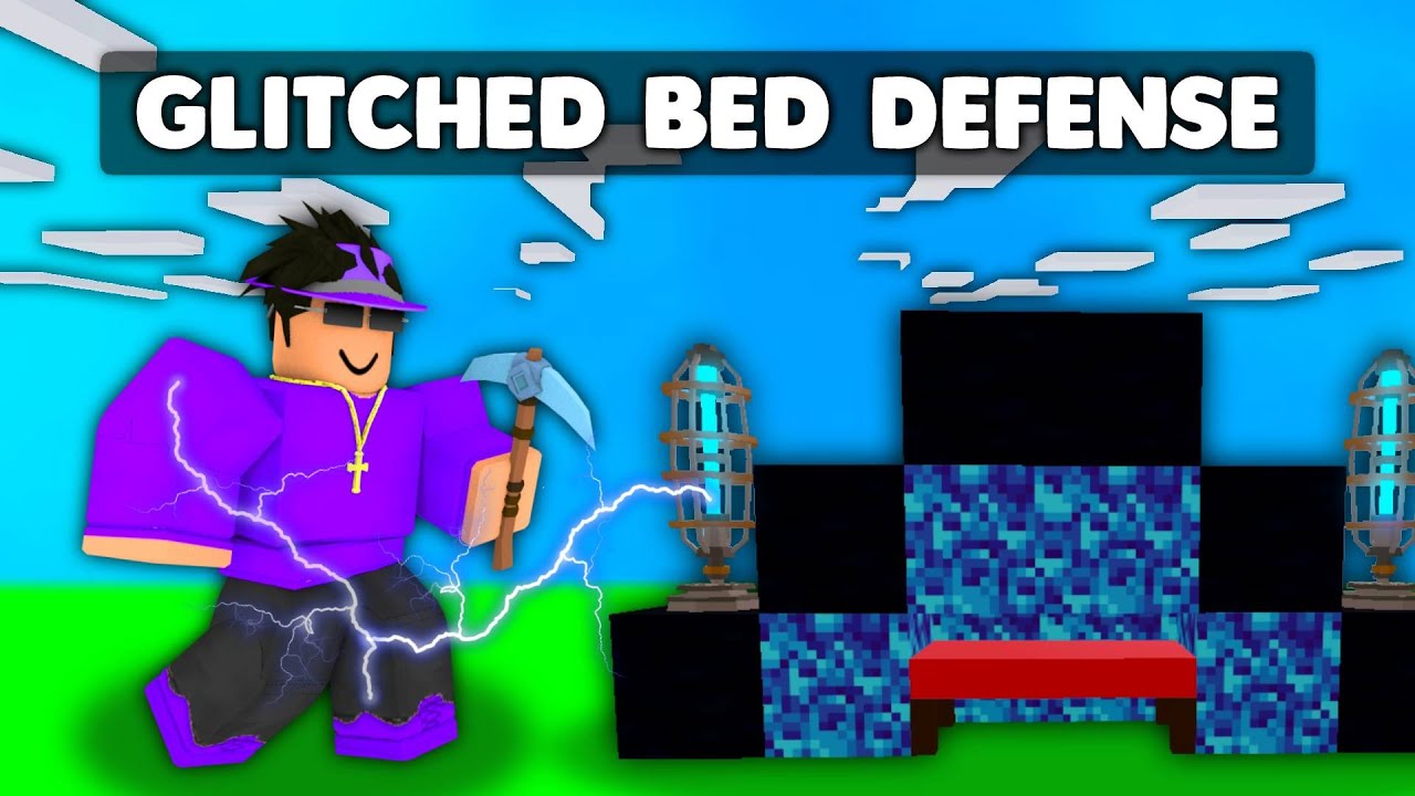 I GLITCHED An UNBREAKABLE Bed Defense! (Roblox Bedwars)