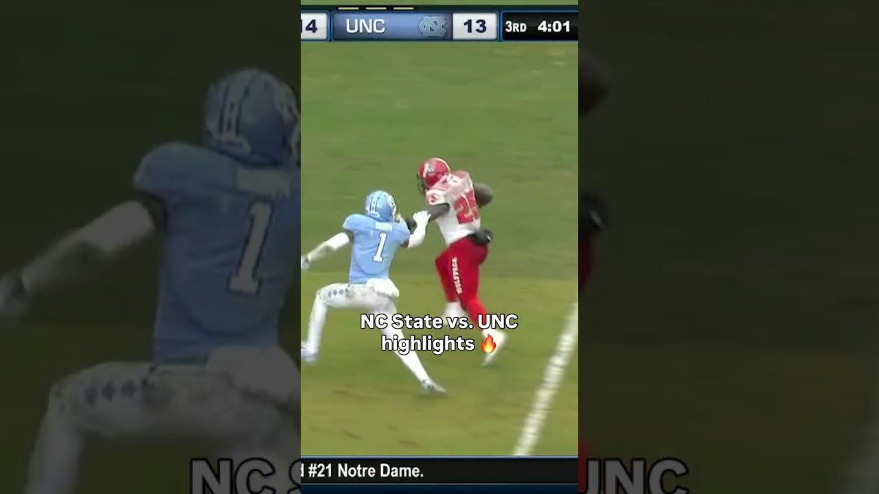 These teams always bring it 😤 #ncstate #unc #accfootball