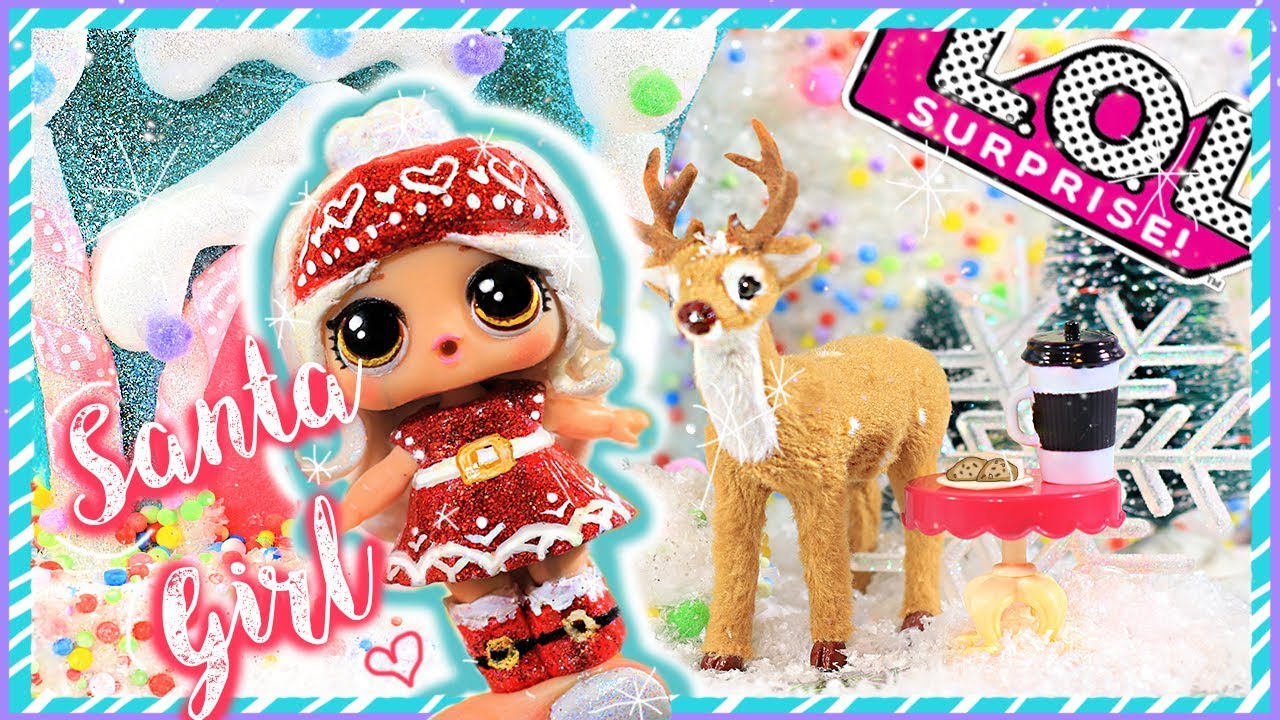 🎄Custom LOL Surprise DOLL!🎄 CHRISTMAS SANTA GIRL ️ - YouTube