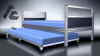 ALUMINUM EXTRUSION DOUBLE BED | Voiceless Skill by The Aluminum Carpenter 2,385 views 5 months ago 23 minutes