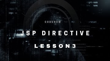 JSP Directive: Lesson 3
