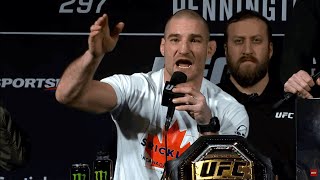 5 minutes of ONLY Sean Strickland at the UFC 297 Press Conference