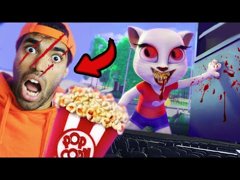 NUNCA ASSISTA O FILME DA TALKING ANGELA ÀS 3 AM, CARTOON CAT ME ATACOU EM CASA - Os Pandas