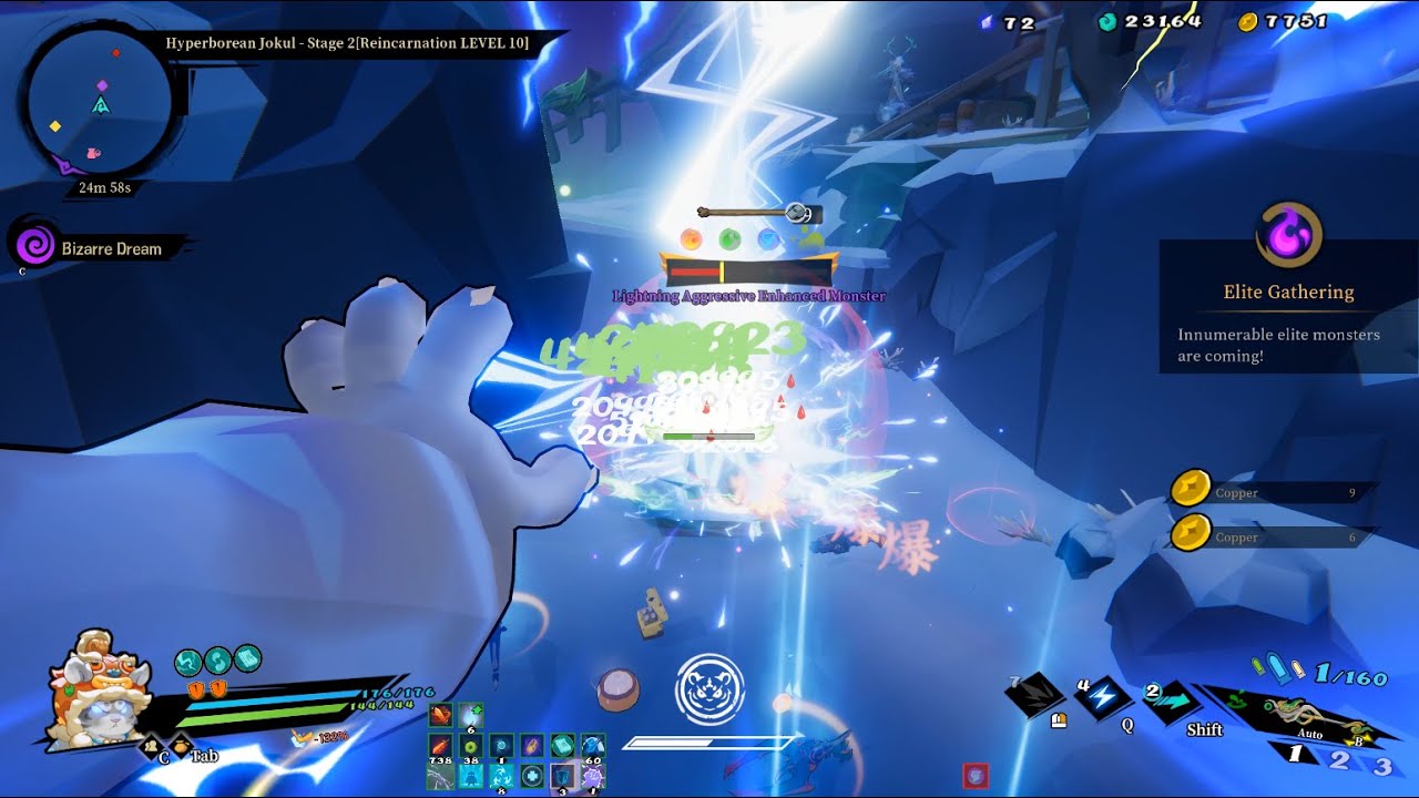 Gunfire Reborn, 6 сезон - Лэй Ло - R10, соло - сборка "Цепная молния" / "Гром" для прохождения