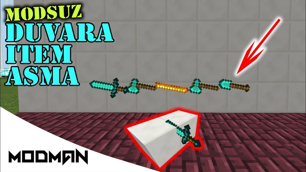 DUVARA İTEM ASMA MİNECRAFT PE // TÜRKÇE YouTube DUVARA İTEM ASMA MİNECRAFT PE // TÜRKÇE YouTube