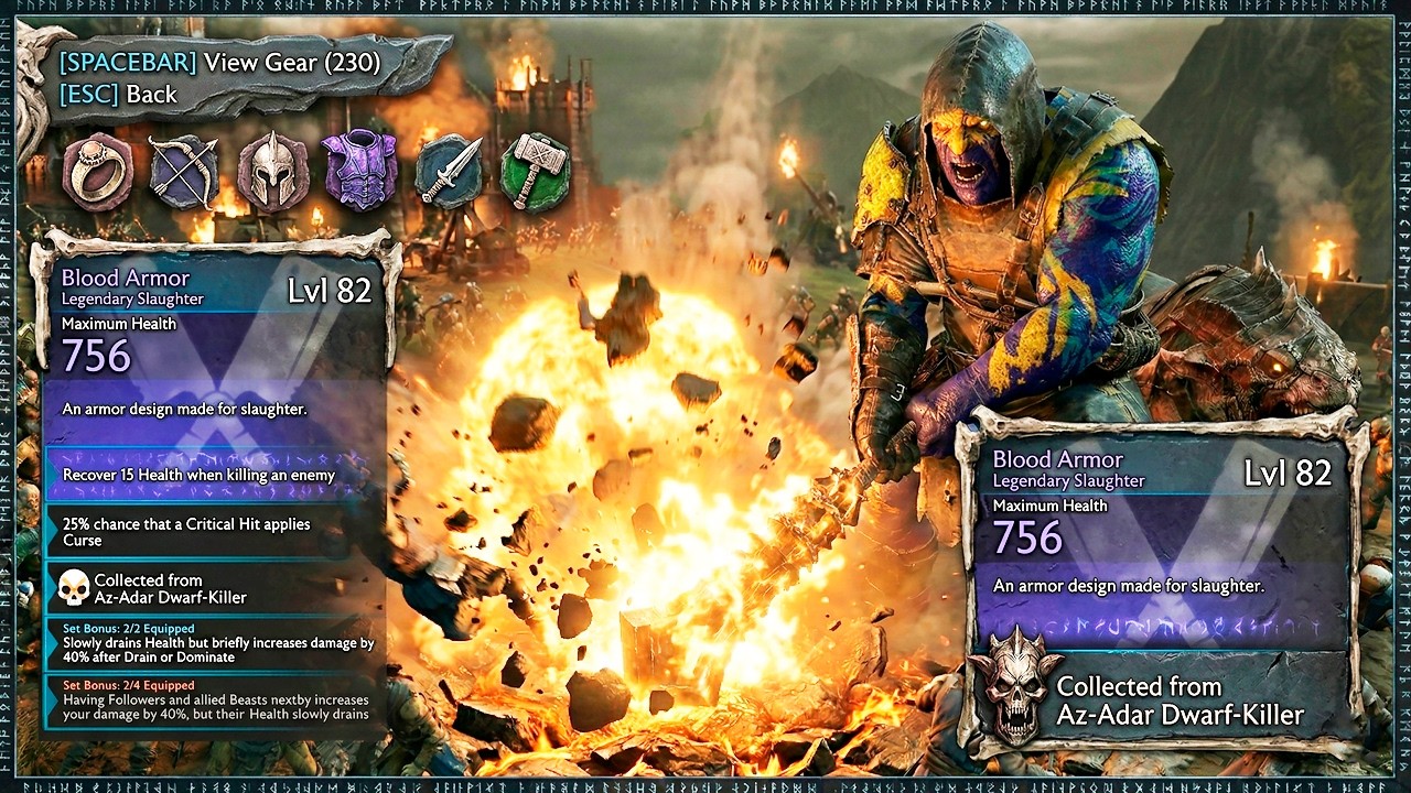 SHADOW OF WAR - THE RAREST OVERLORD IN THE GAME! ICE-MOUNTAIN