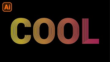 How to Create Scratch Line Text in Adobe Illustrator CC Tutorial