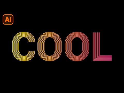 How to Create Scratch Line Text in Adobe Illustrator CC Tutorial