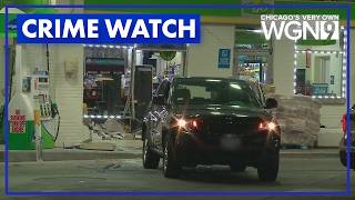 Police investigate after vehicles crash into Northwest Side businesses overnight - WGN Midday News