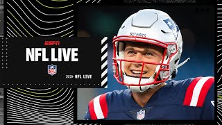 Reacting to the Patriots QB battle between Cam Newton and Mac Jones | NFL Live