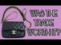 CHANEL SQUARE SOUL CROSSBODY BAG UNBOXING &amp; FIRST IMPRESSIONS | REBAG &amp; CLAIR TRADE-IN EXPERIENCE