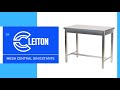 Vídeo: Mesa Central sin Estante 1600x600x850 mm Desmontable ®Cleiton