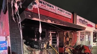 Party Store Heavily Damaged In Downtown Lansing After Overnight Fire