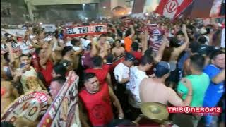 TRINCHERA NORTE LA PREVIA (completa) - UNIVERSITARIO VS LDU QUITO 2024 LIBERTADORES